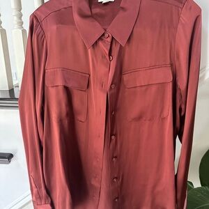 Cami NYC 100 %Silk Button Down Shirt